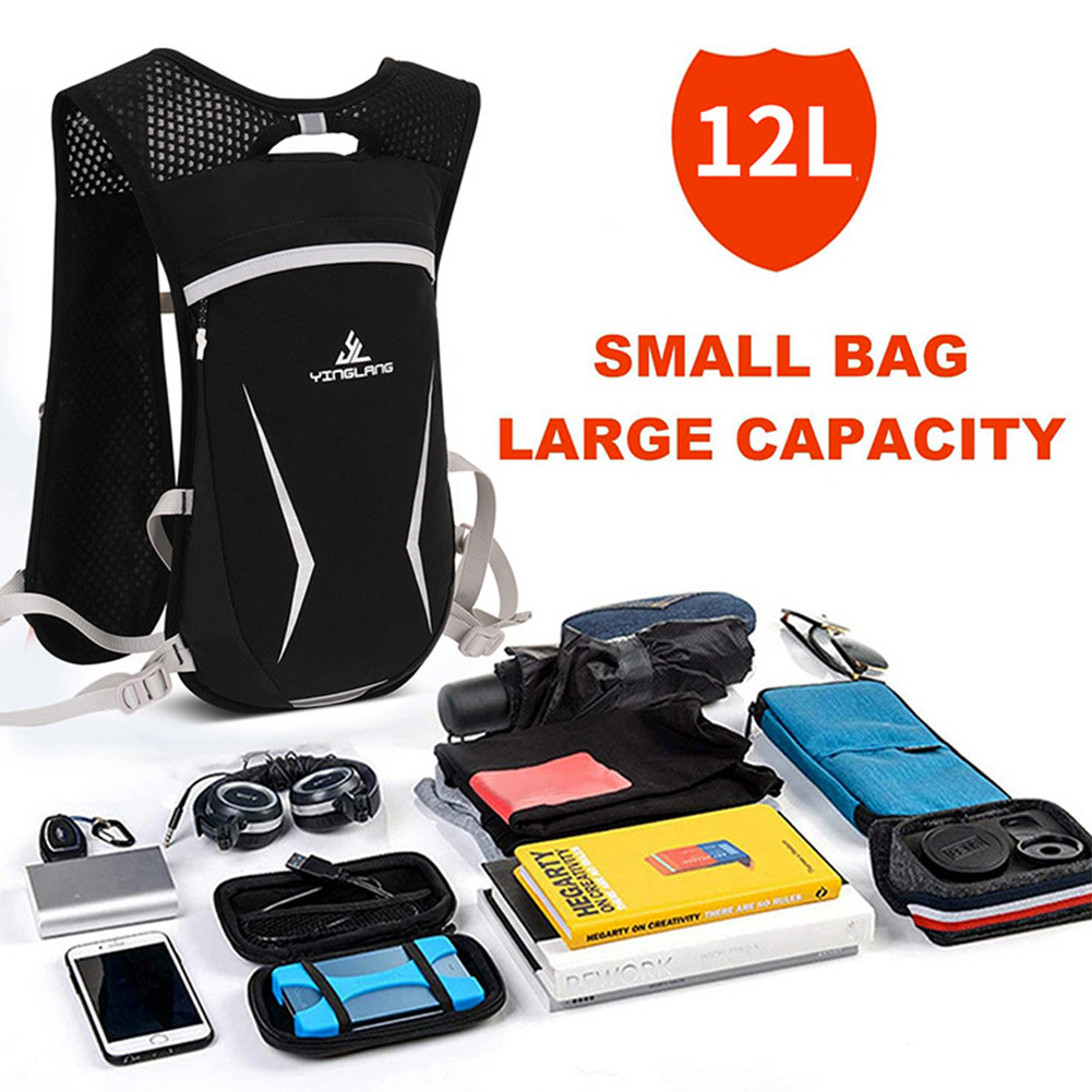 Hydration Running Vest Cycling Vest Backpack Multipockets for Marathon