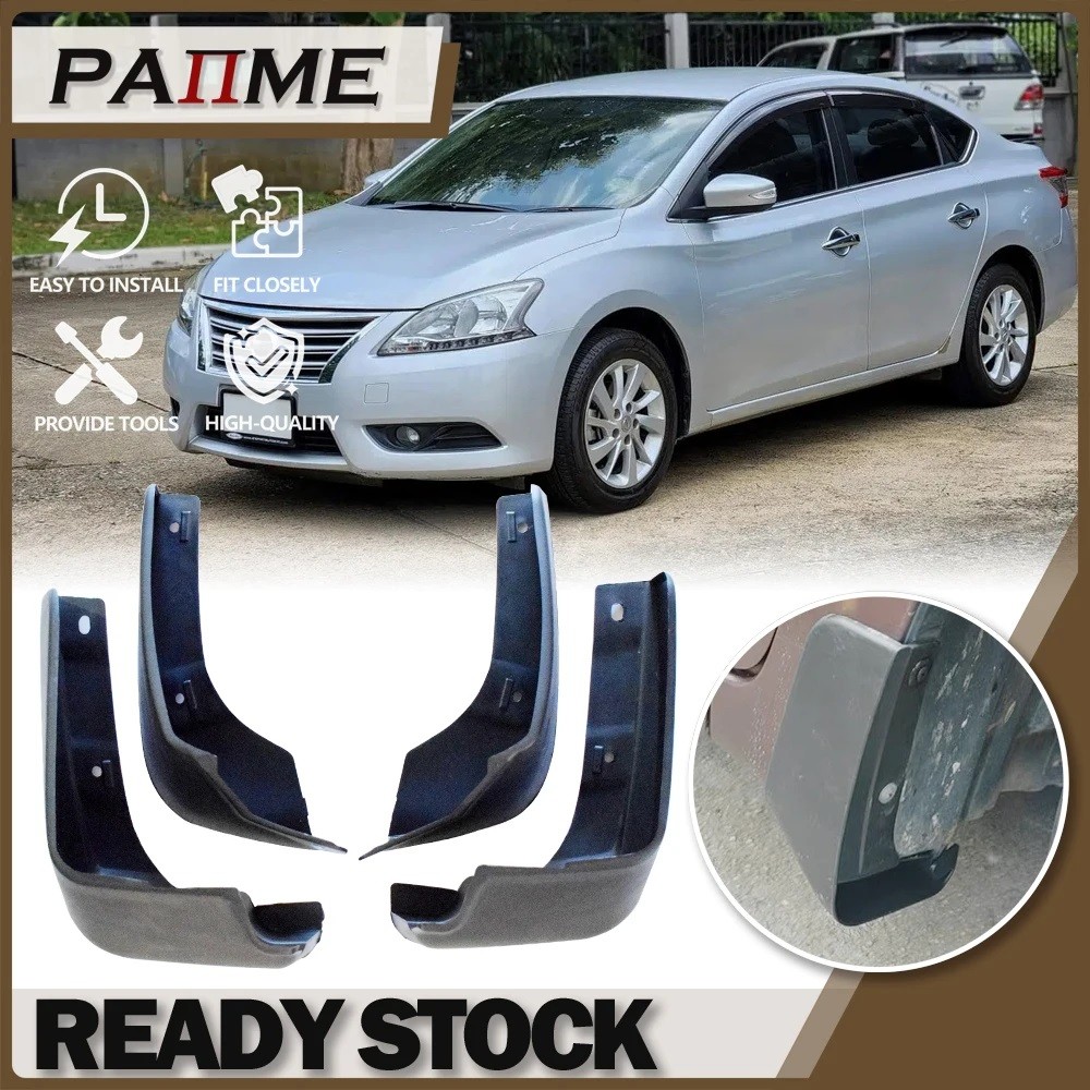4 Pcs Set Molded Mud Flaps Mudflaps Splash Guards Front Rear Mud Flap ...