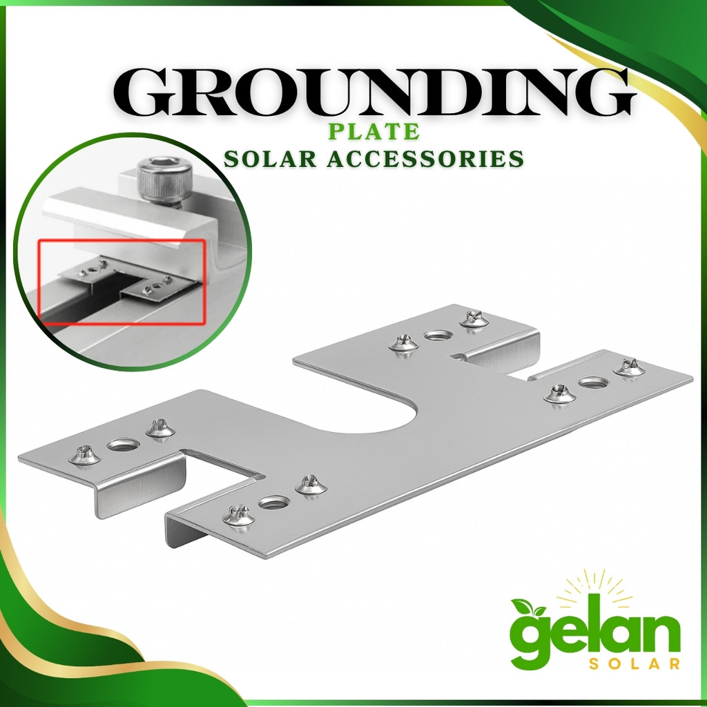 Solar Panel Mounting Accessory for Grounding Plate for solar ...
