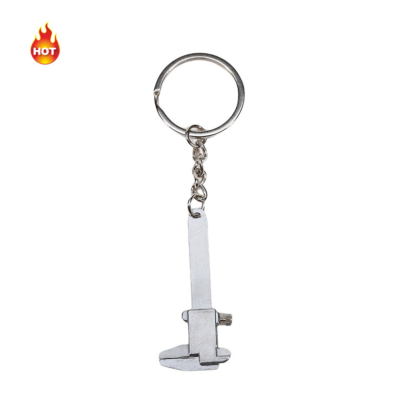 Mini Vernier Caliper Math Measure Tool Shape Slider Slides Key Rings ...