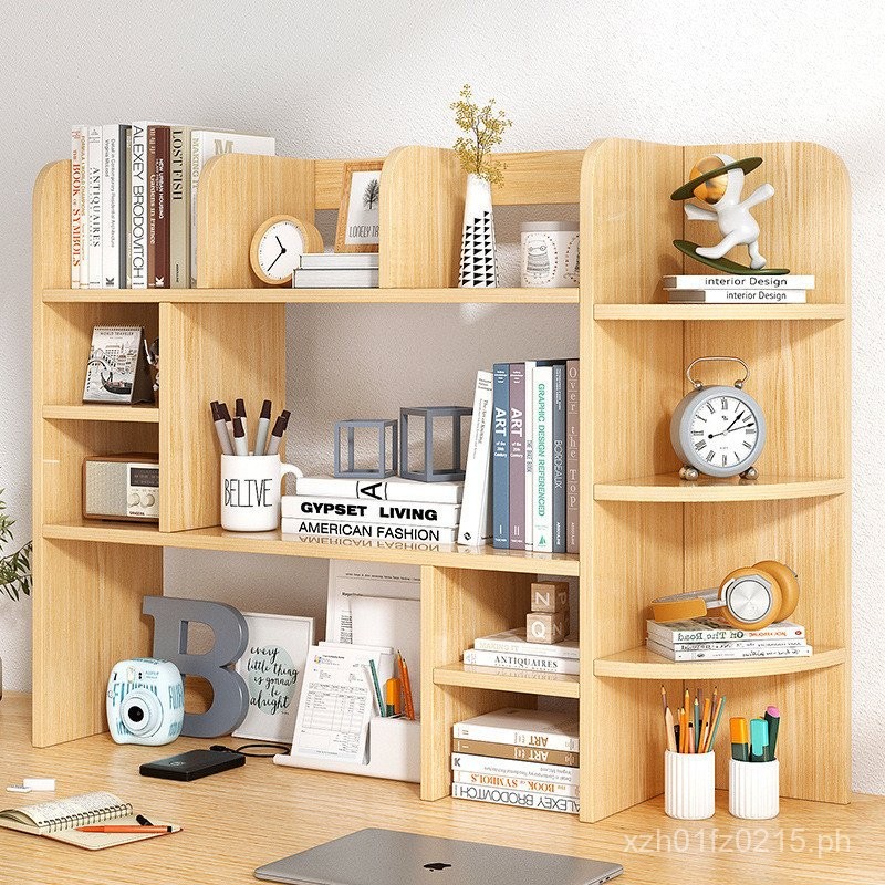 Bookcase Office Desktop Multi-Layer Storage Rack Student Household ...