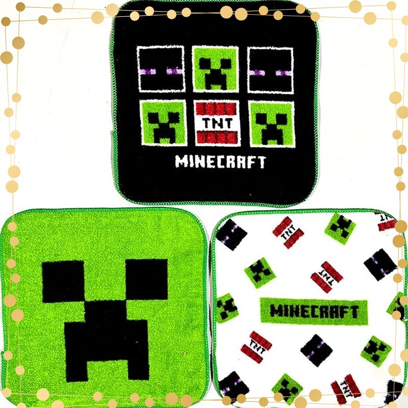 MINECRAFT Mini Towel 3-piece Set, Minecraft, MineCraft, Petit Towel ...