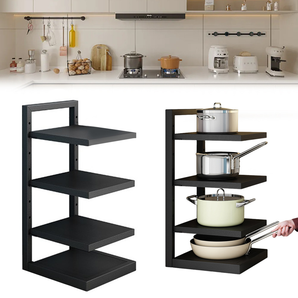 Heavy Duty Pan Organizer 4 Layer Pan Organizer Rack for Dutch Oven Cast ...