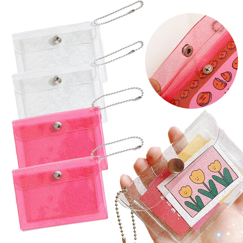 Transparent PVC Card Bag/Mini Portable Chain Zero Wallet/Waterproof ...