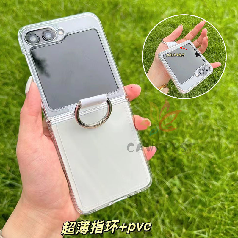 Ultra Thin Transparent Hard PC Phone Casing Samsung Galaxy Z Flip 6 Z ...