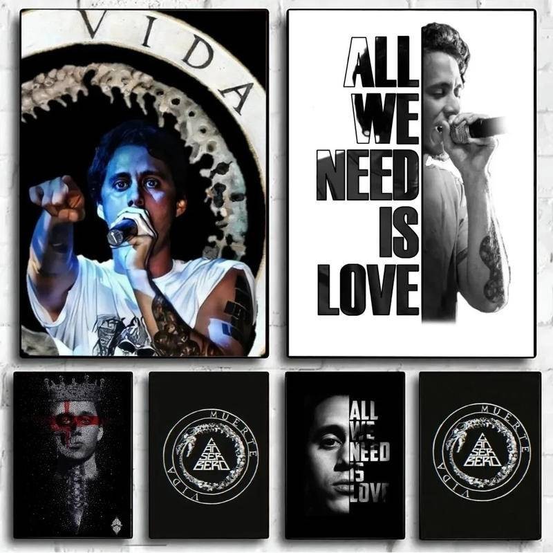 New Canserbero Pop Music Singer Star Poster No Framed Poster Canvas ...