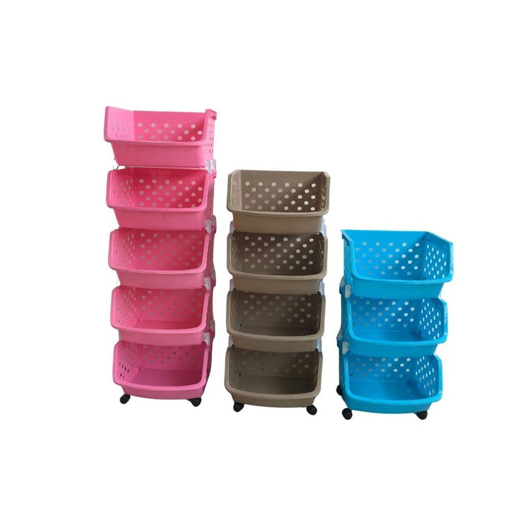 Edepot 3/4/5 layer Trolley Cart Organizer / Trolley Cart Organizer With ...