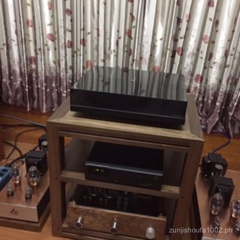 Jazz Rack Deluxe Series Cabinet Black Walnut Solid Wood Power Amplifier ...
