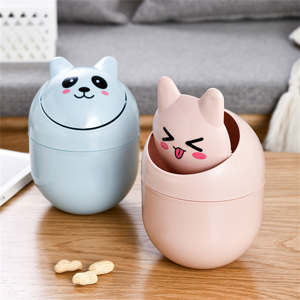 Mini Trash Can Desktop Trash Can Small And Convenient Split Design ...