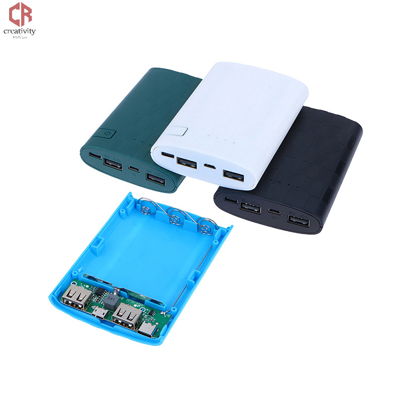 [CR] 3.7V 3 Slots 18650 Box Case DIY Charger Shell Charging Case Mini ...