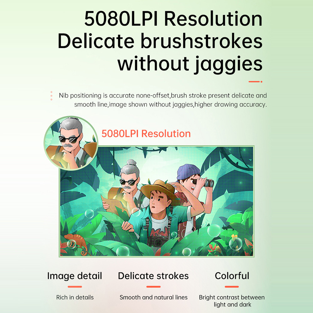 11.6in Graphics Drawing Tablet Monitor Tilt Battery Free Pen for