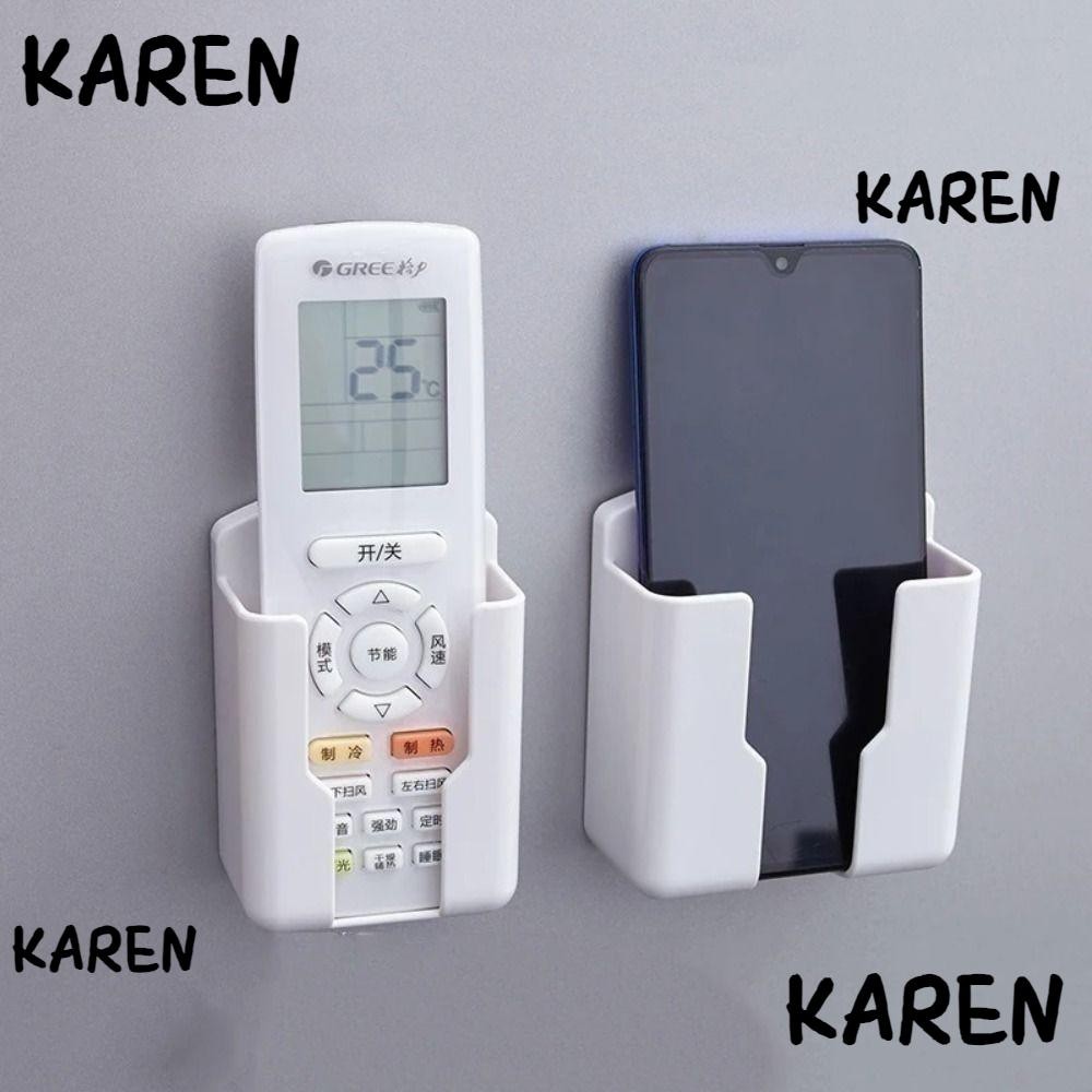 KAREN Remote Control Holder, Adhesive Universal Storage Box, Wall ...