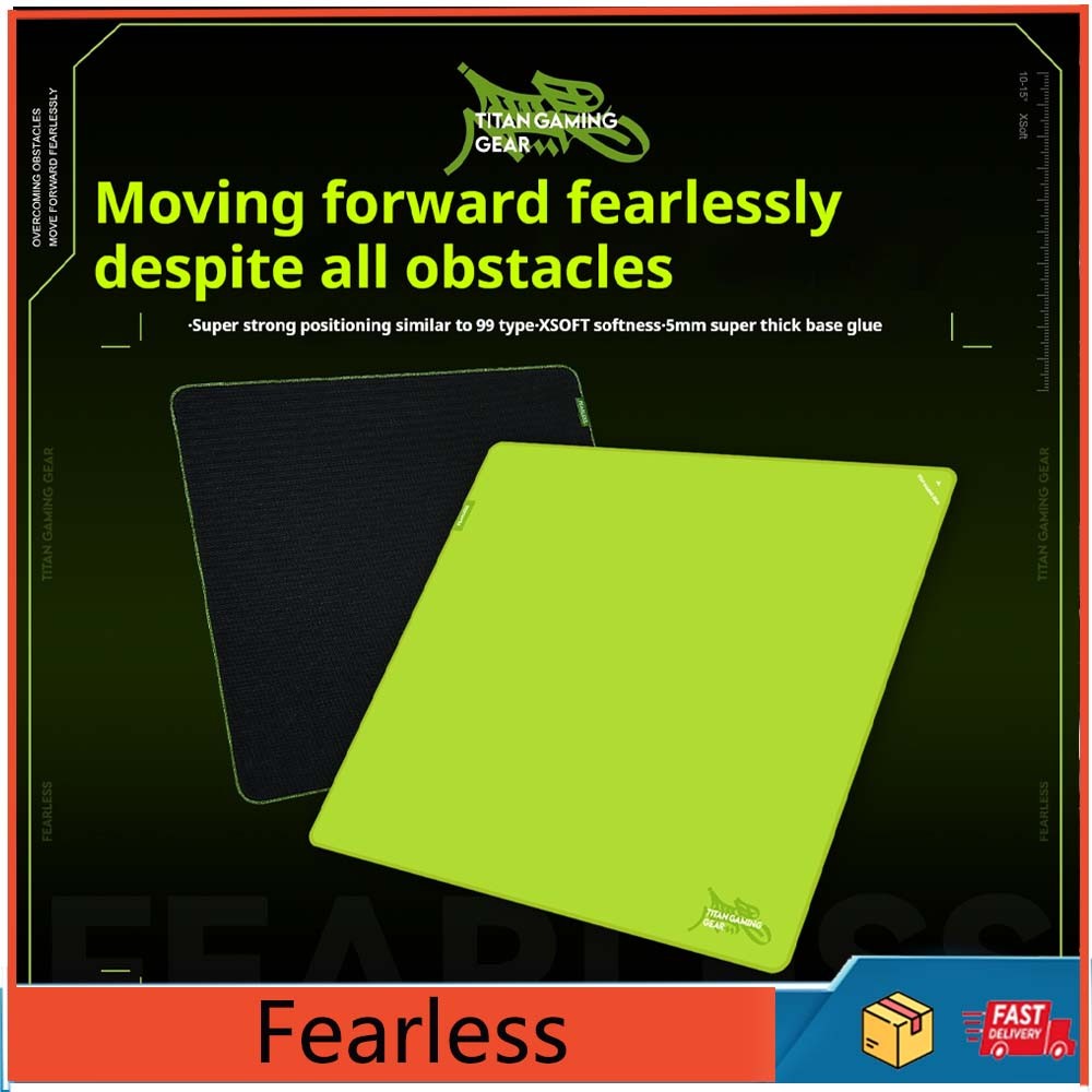 TITANNATION Fearless Type 99 Gaming Mouse Pad, XSOFT Softness, Natural