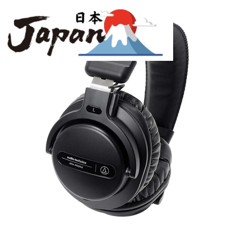 【import from Japan】AudioTechnica ATHPRO5X BK Headphones Wired DJ