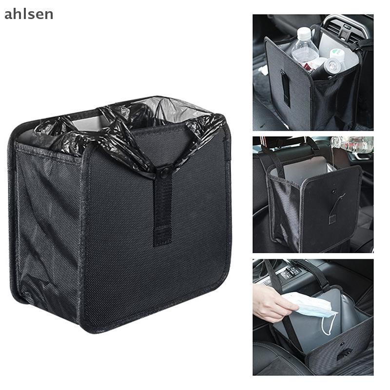 ahlsen Car Mounted Garbage Bin Portable Hanging Garbage Basket Rear ...