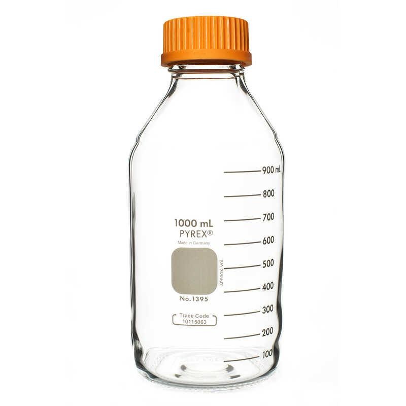 1L Orihinal Na PYREX Glass Reagent Media BottleBorosilicate material ...