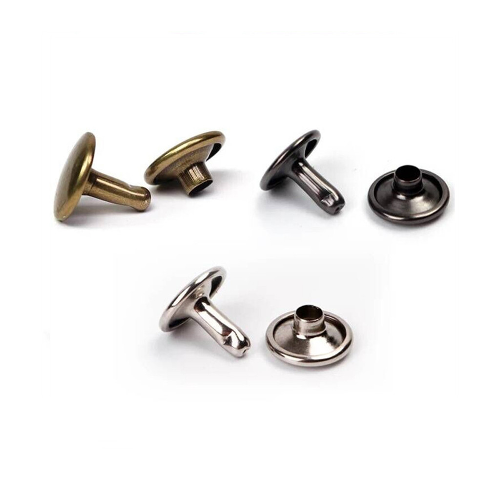 20 sets Stainless Double Cap Rivets Studs | 8mm, 9mm, 10mm, 12mm ...
