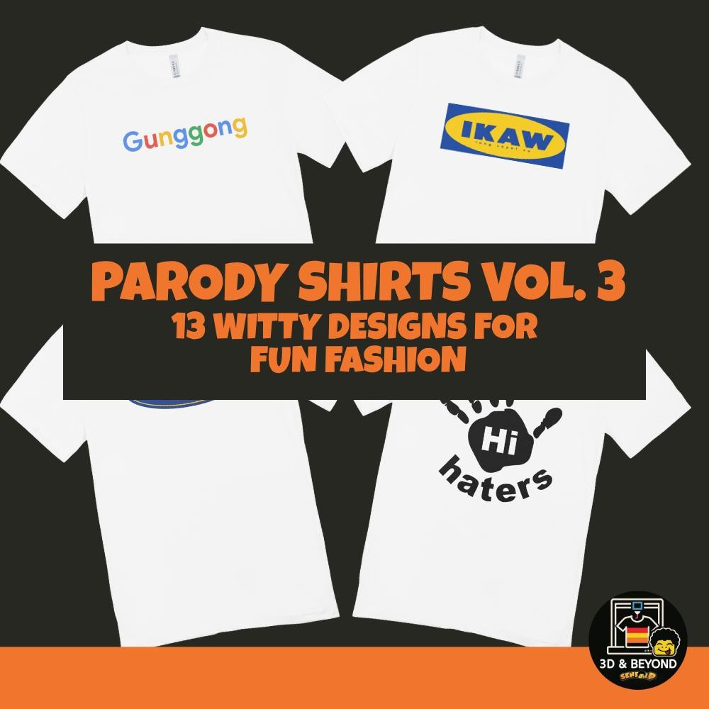 3D & Beyond | Parody Design White Dri-Fit Tshirt | Version 3 | 13 Witty ...