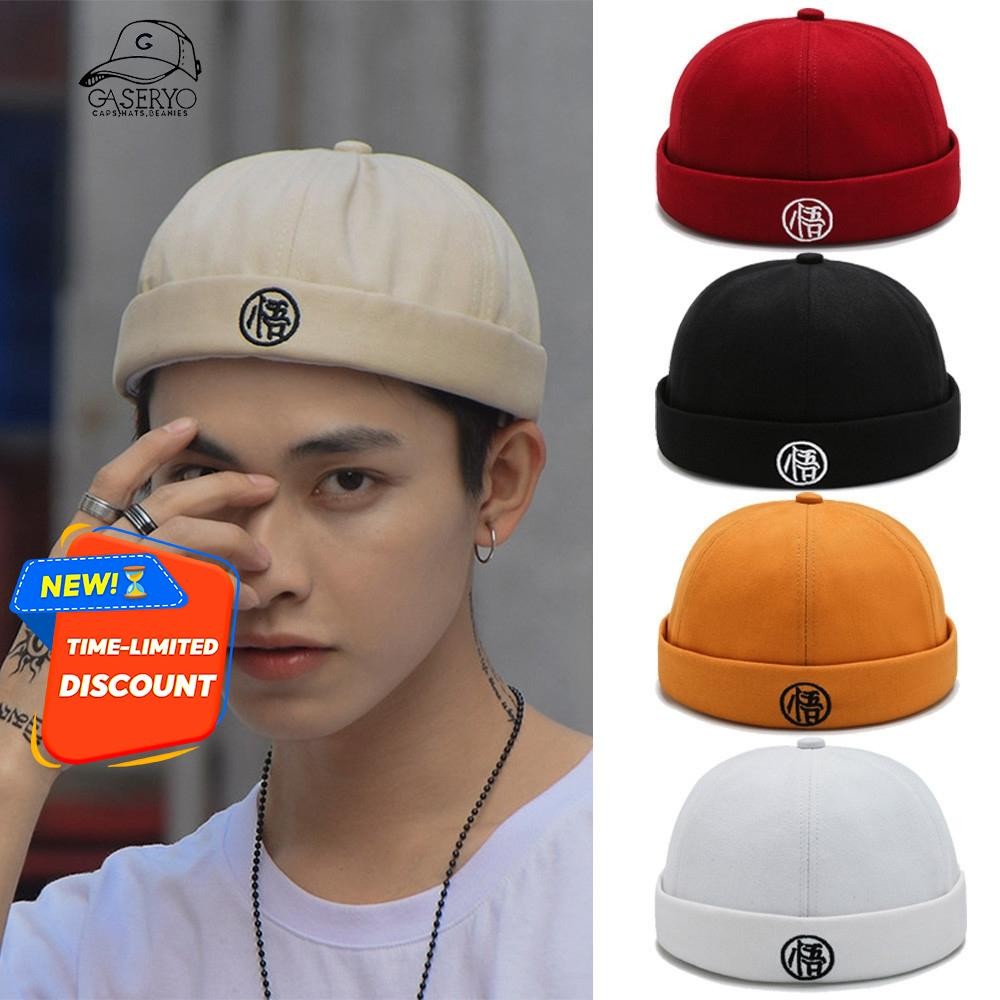 Classic Dragon Ball Brimless Cap – Stylish Solid Color Design for Both ...