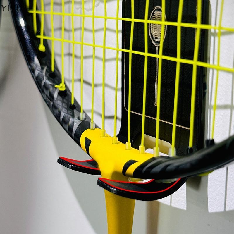 YIYU Universal Tennis Racket Wall Mounted Racket Rack Vertical Display ...