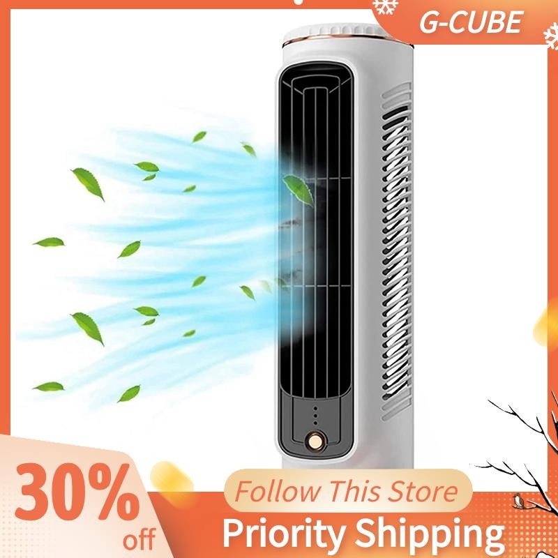 PolarWind 4-Inch Personal USB Desk Fan – Aqua Blue, Metal Construction