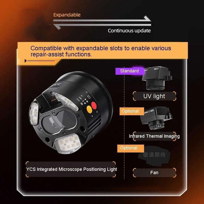 YCS Tools Integrated Microscope 3D Positioning Light UV Curing Lamp ...