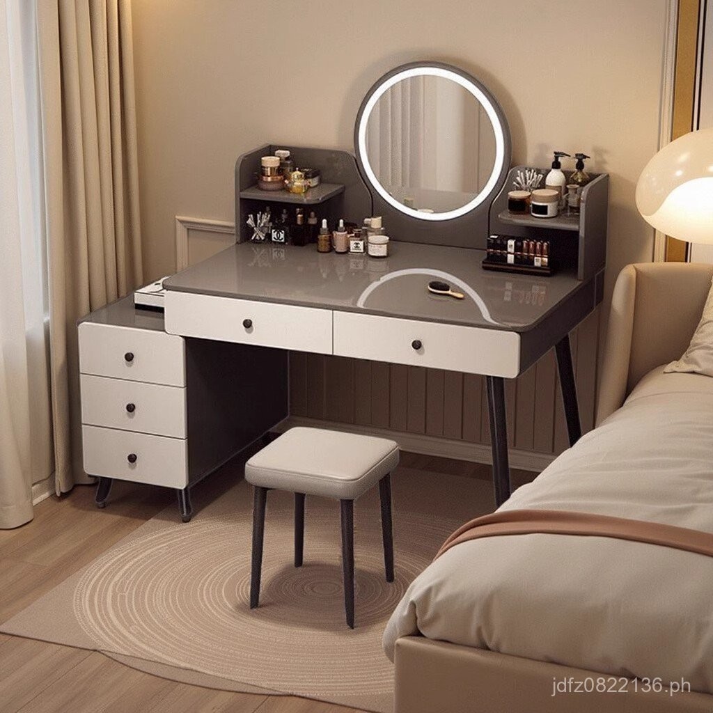 Luxury Integrated Vanity Table for Small Apartments with High-End Feel ...