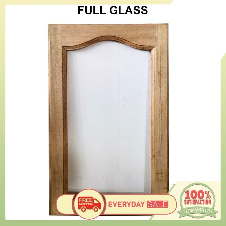 WOODEN KITCHEN DOORS FULL GLASS DOOR FACE, WOOD, HOME