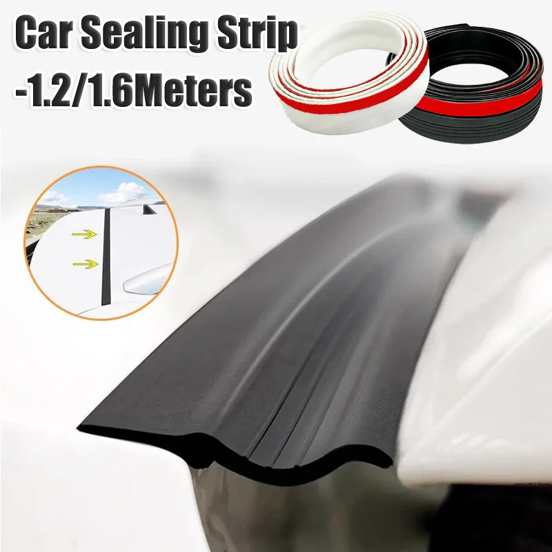 Auto Rubber Seal Strip Car Trunk Lid Gap Seal Strip Rubber Sticker ...