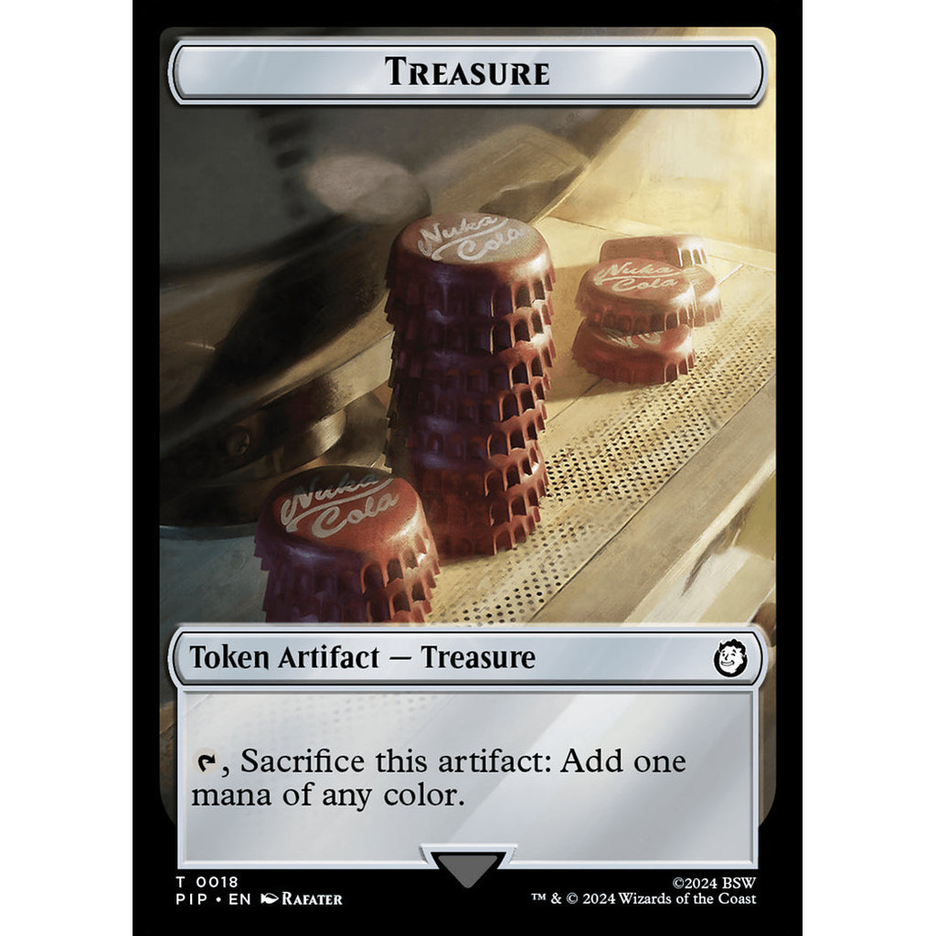 Treasure (0018) // Zombie Mutant Double-Sided Token [Fallout Tokens ...