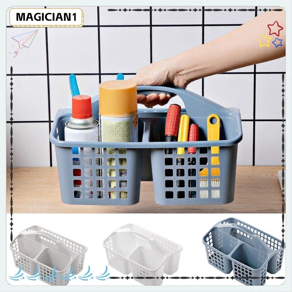 MAGICIAN1 Hollow Out Storage Basket, Plastic Functional Shower Basket