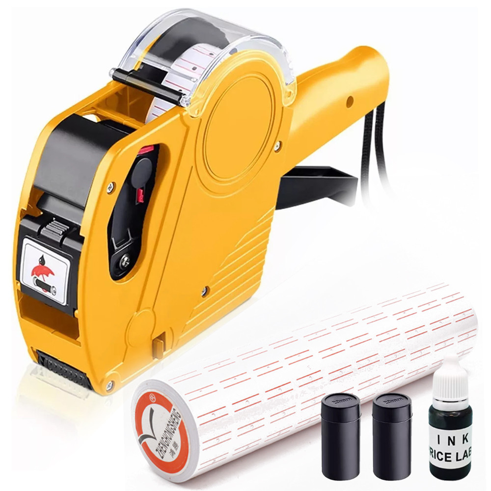 Multifunctional ABS Commodity Price Label Printer 8 Bits Practical