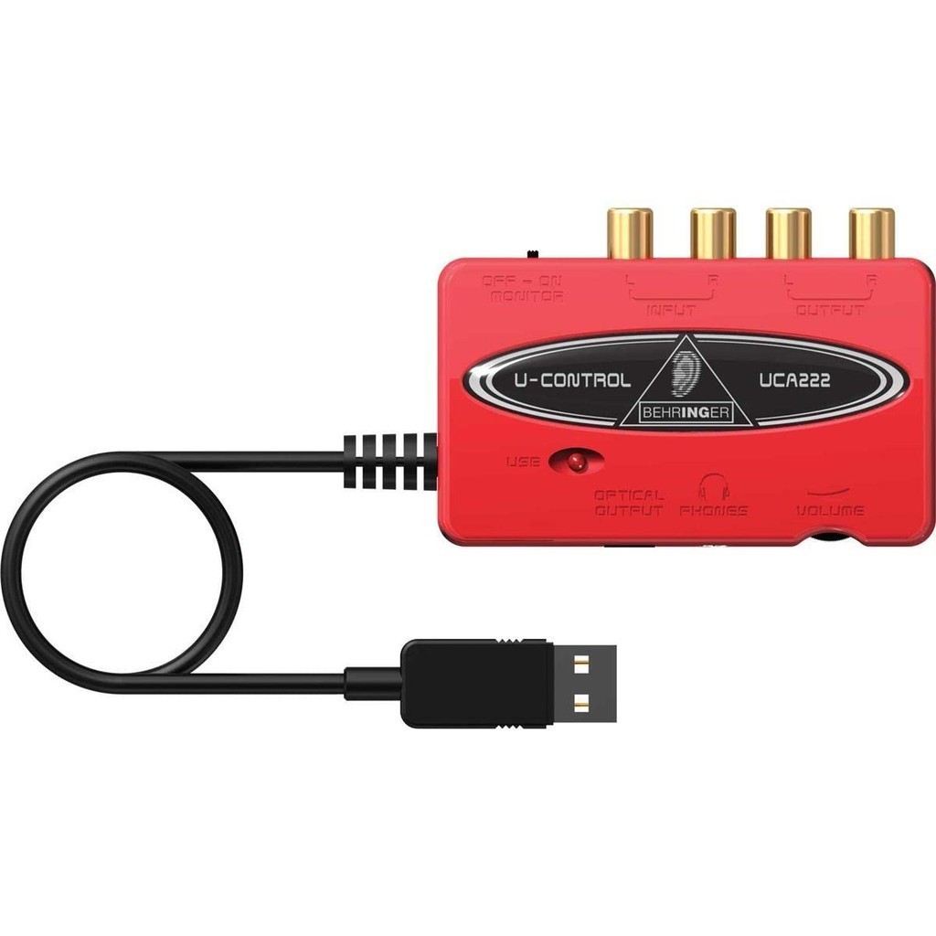 Behringer 2-input 2-output digital output USB audio interface UCA222 U ...