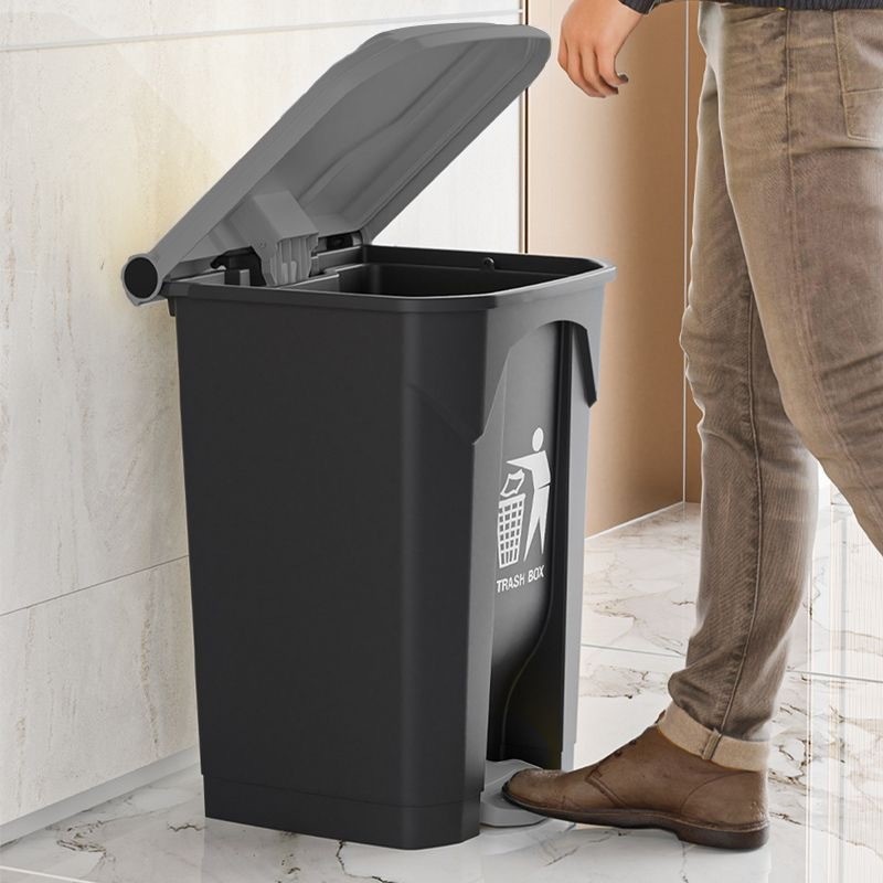 Foot Pedal Type Trash Can Waste Basket Recycling Garbage Container Bin