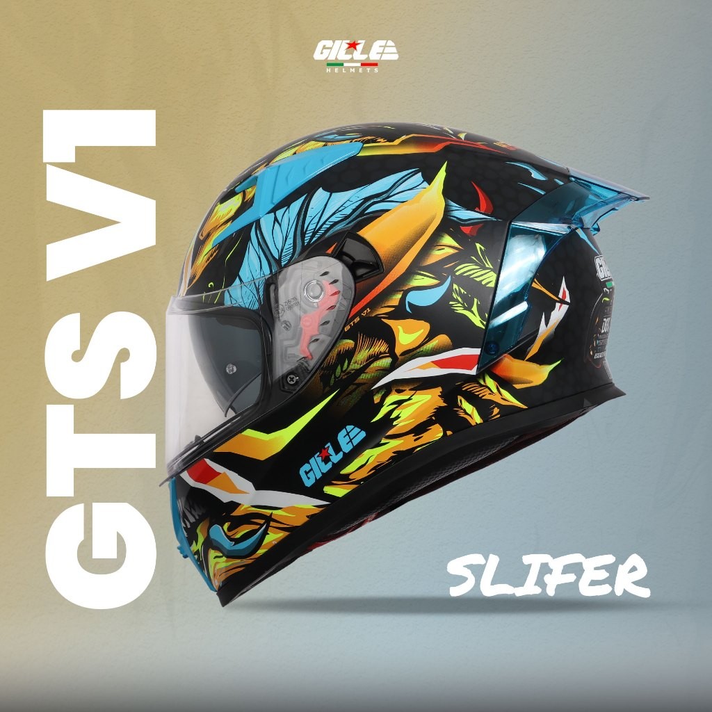 Gille Helmet 135 GTS V1 SLIFER Motorcycle Helmets Full Face Dual Visor
