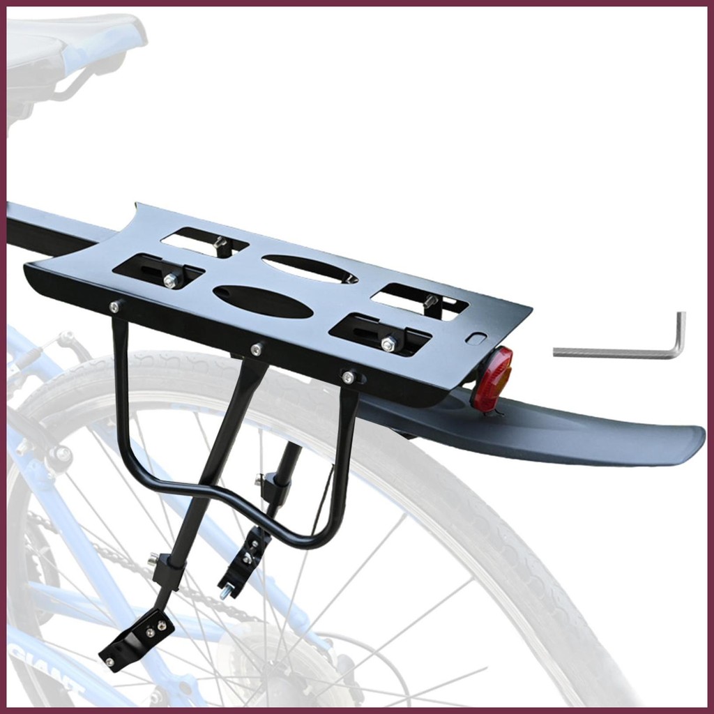 Cycle Rear Racks Rear Shelf Bracket With Warning Reflectors Shelf ...