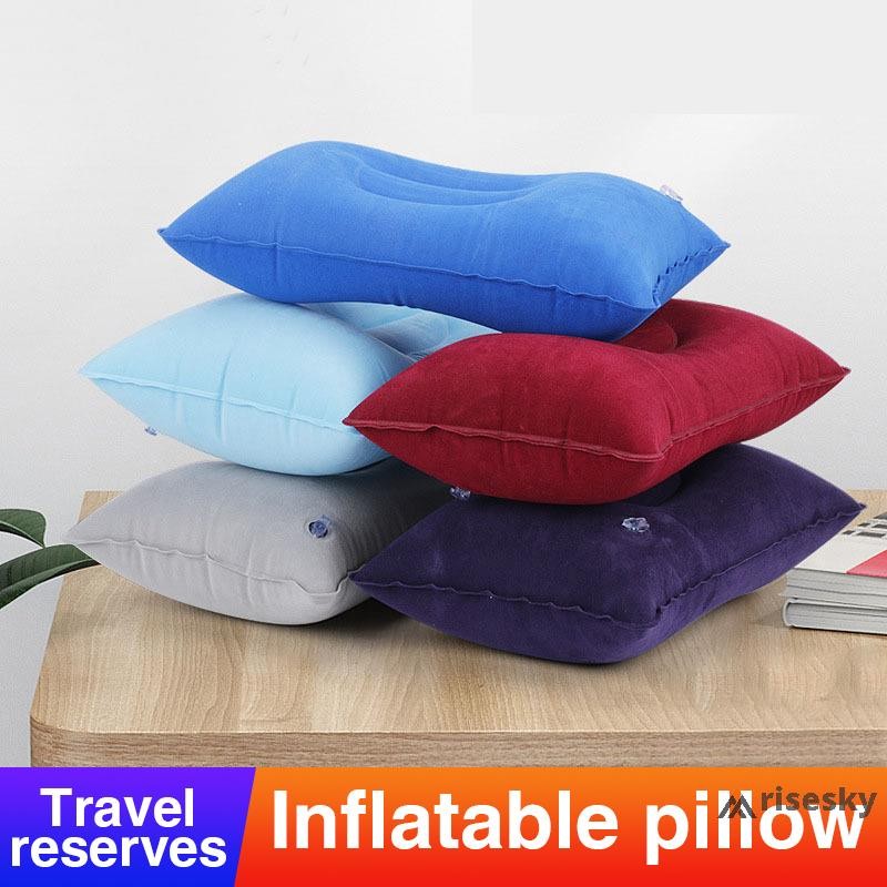 [risesky] Outdoor Inflatable Nap Pillow Inflatable Back Pad PVC ...