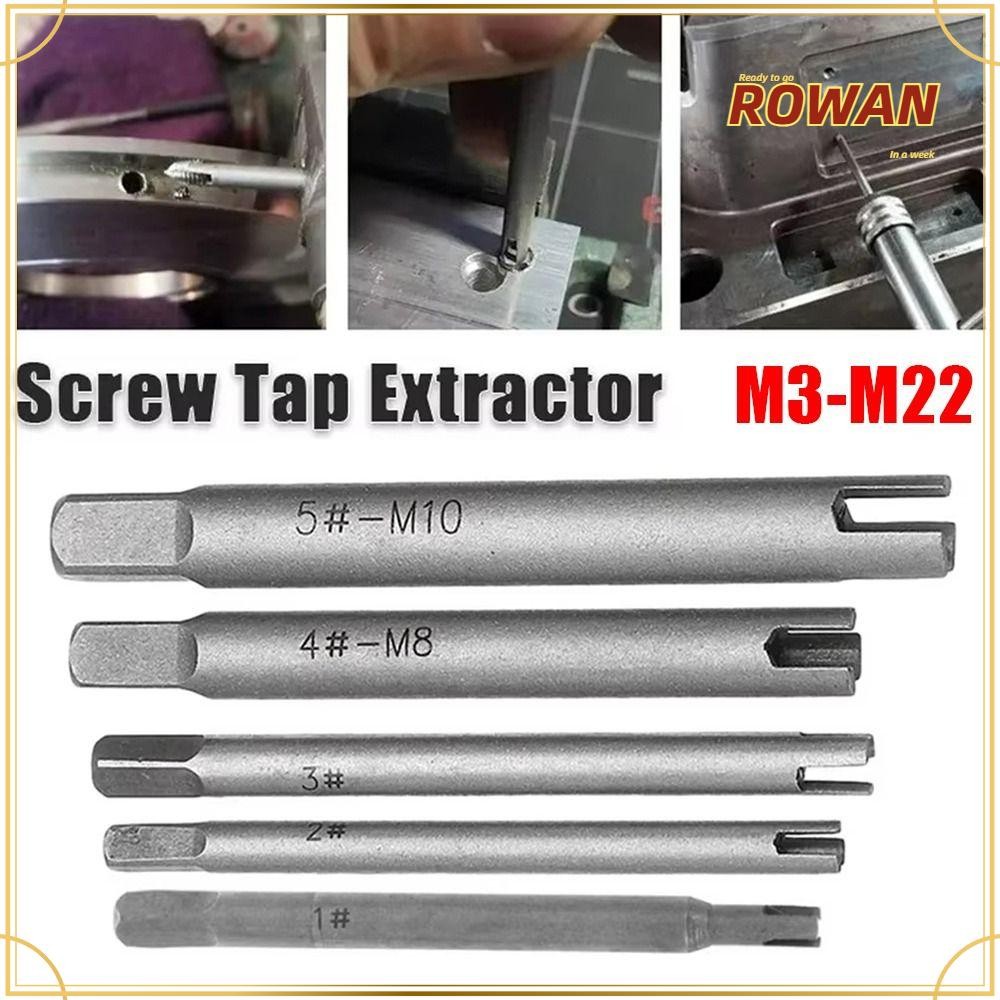 RWHOME 1Pcs Broken Tap Extractor, Screw Bolt Remover Wrench Drill Bit