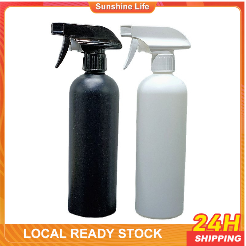 500ml Powerful Mist Sprayer Black Trigger Bottle MultiFunctional Nozzle ...