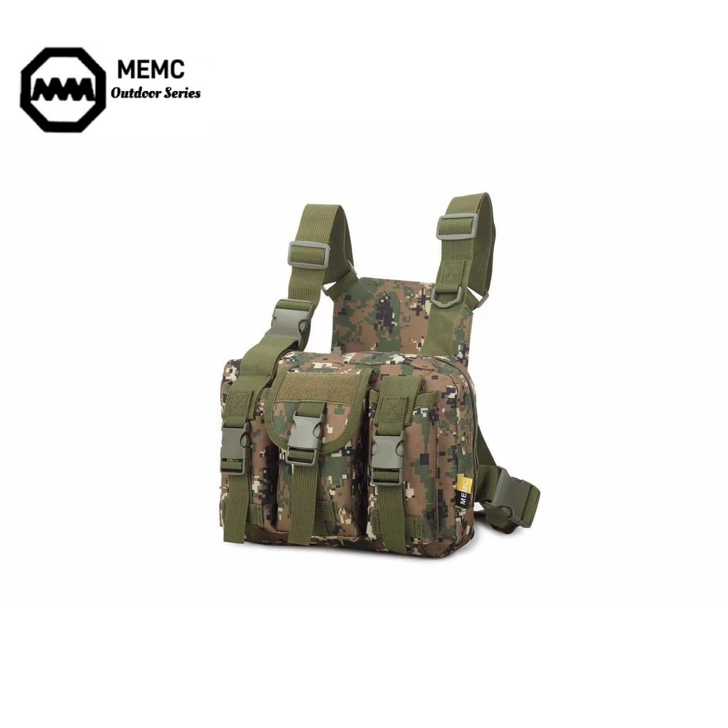 MEMC Chest Bag Rig Bag For Men Multi Function Fashion Motor Bag Strap Vest Hip Hop Adjustable 0766 Shopee Philippines