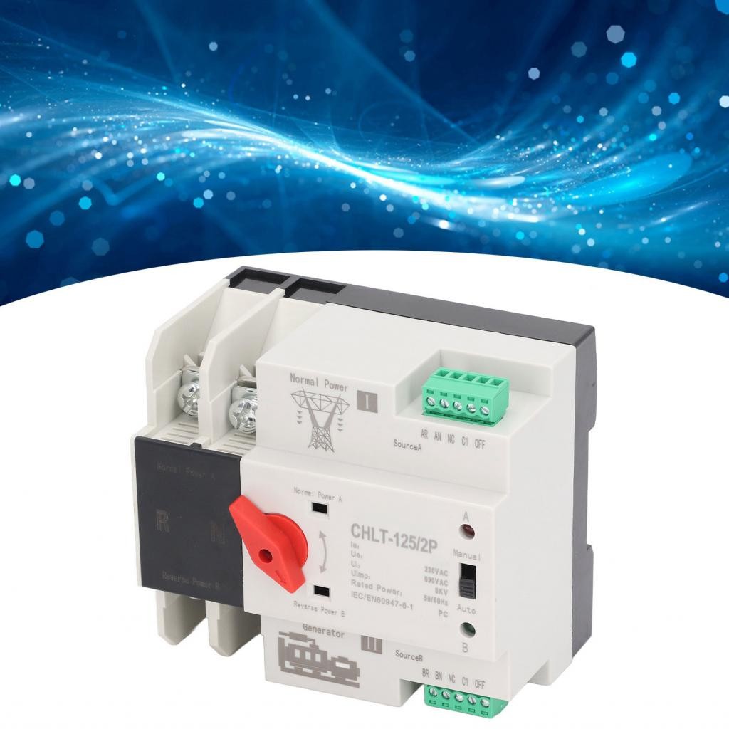 Maib Dual Power Automatic Transfer Switch Flame Retardant AC230V ...