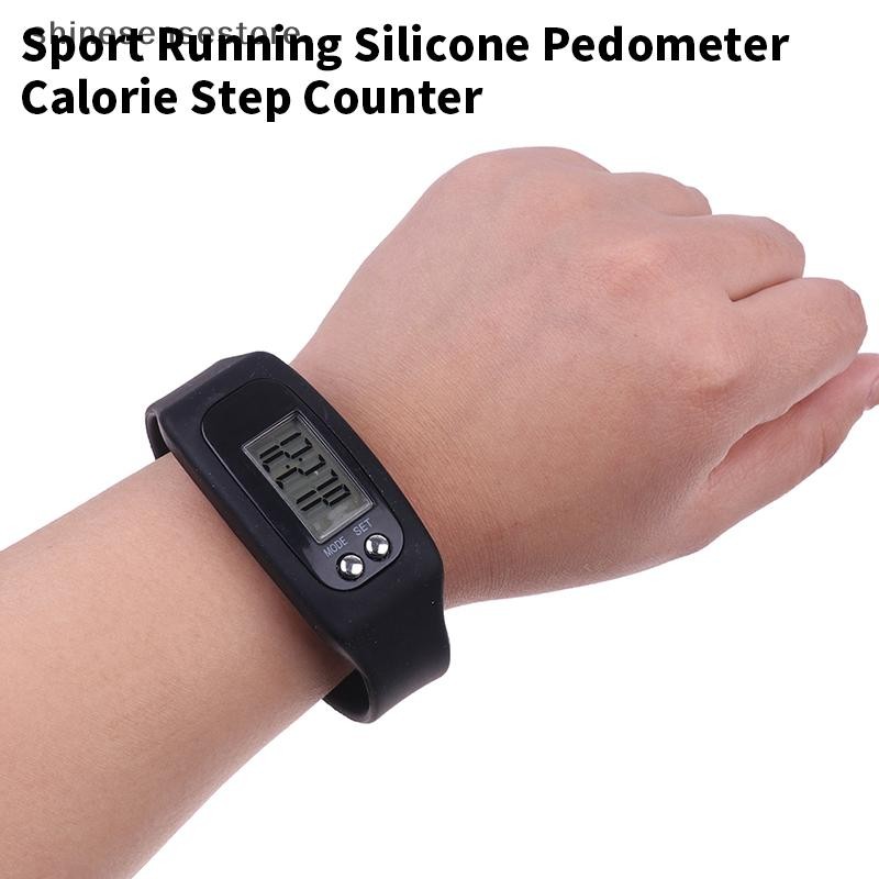 【Shines】 Sports Pedometer Running Step Counter Walking Distance Calorie
