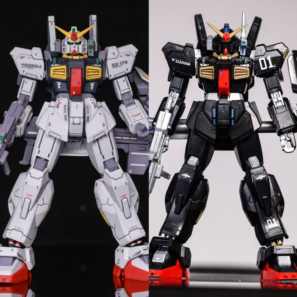 STAR-Mark Rabbit Austrian Color Matching Black White Mark Rabbit HGUC 1 ...