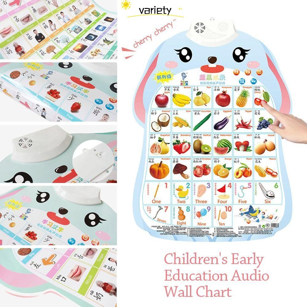VARIETY Electronic Alphabet Wall Chart, Interactive ABC Letters Talking ...
