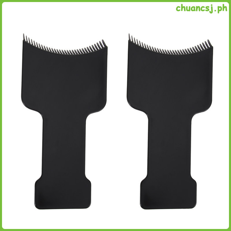 2 Pcs Hair Dye Tools Bleach Coloring Brush Comb Kit Board for