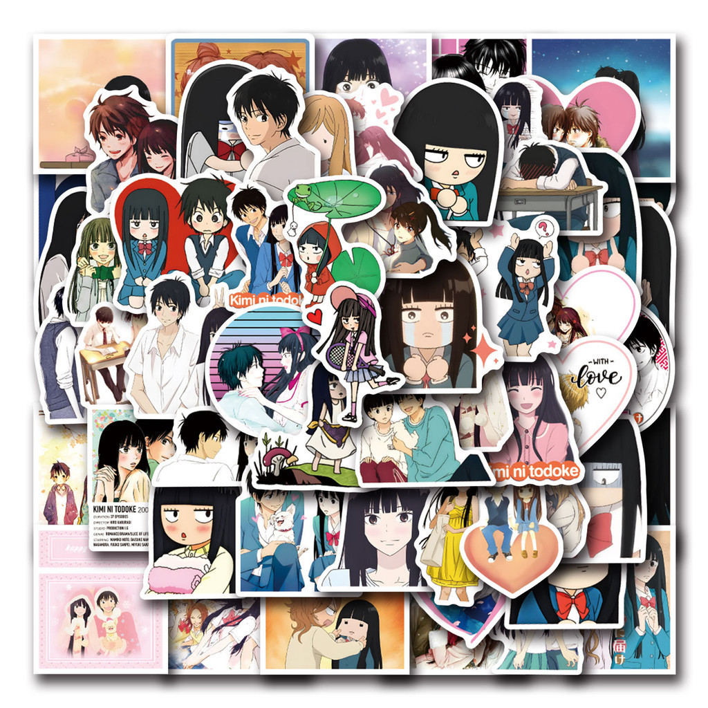 55 pcs From Me to You Japan Manga Anime Waterproof PVC Stickers