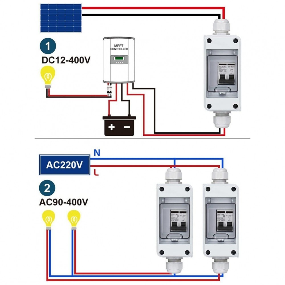 【shopee】Efficient PV disconnector DC500V 6125A with magnetic auxiliary ...