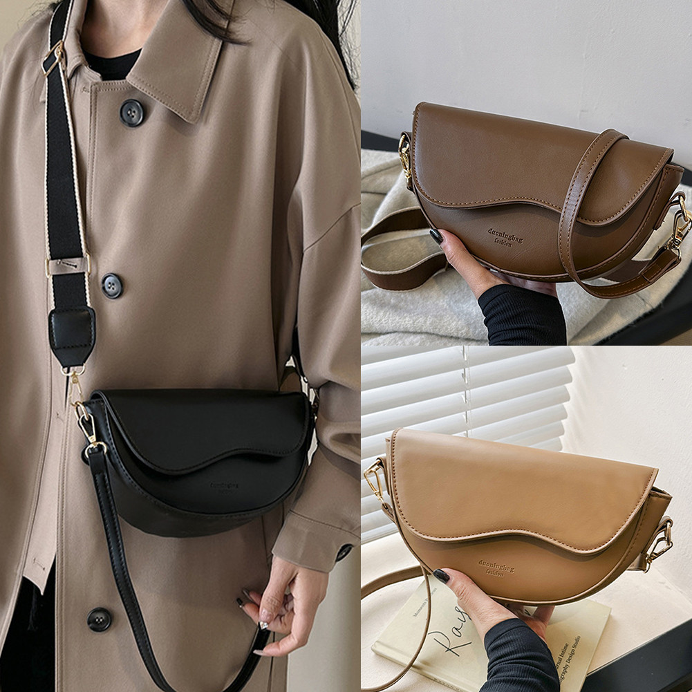 Adored It's Your Time PU Leather Sling Bag
