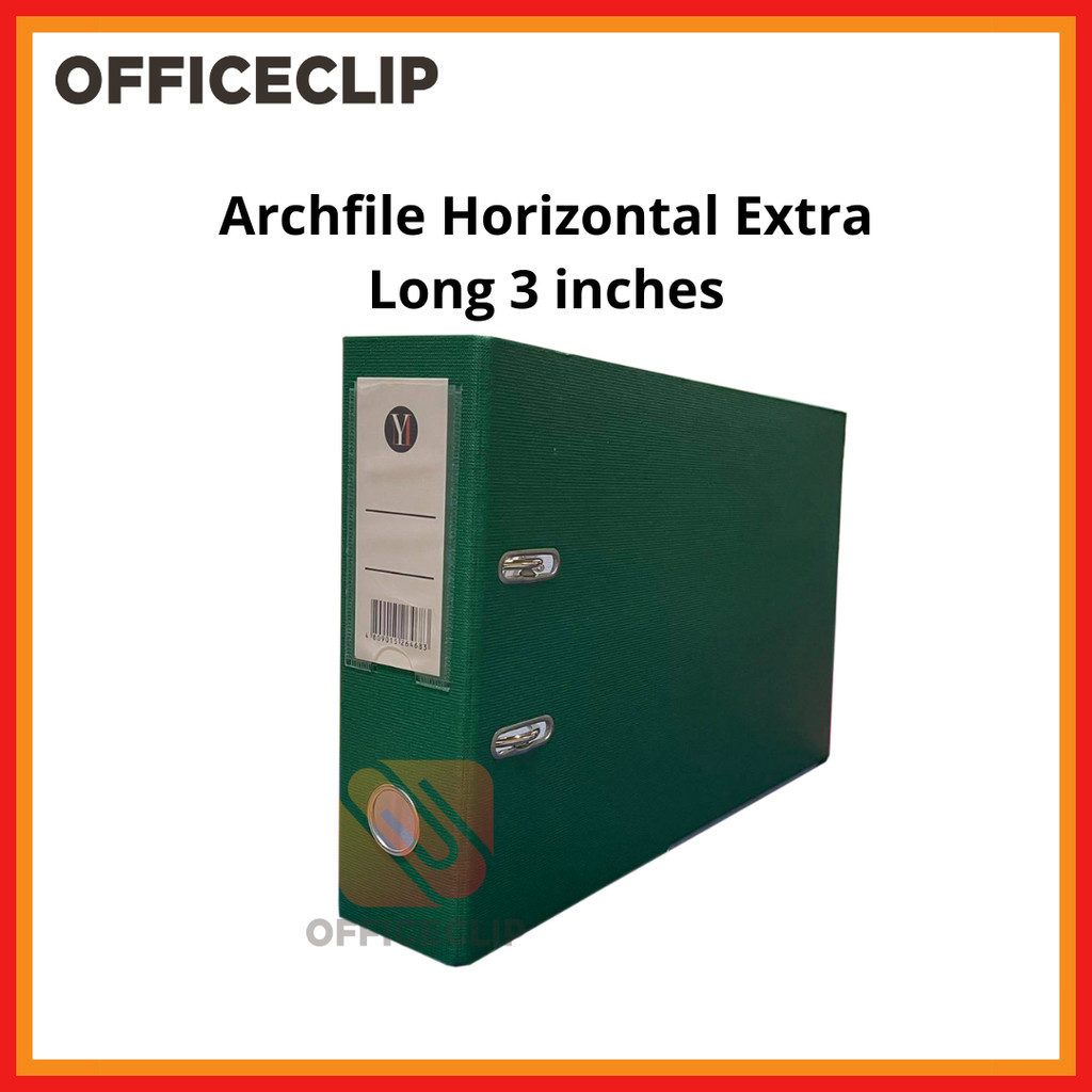 Horizontal 3 inch Lever Arch File Folder Extra Long | Shopee Philippines