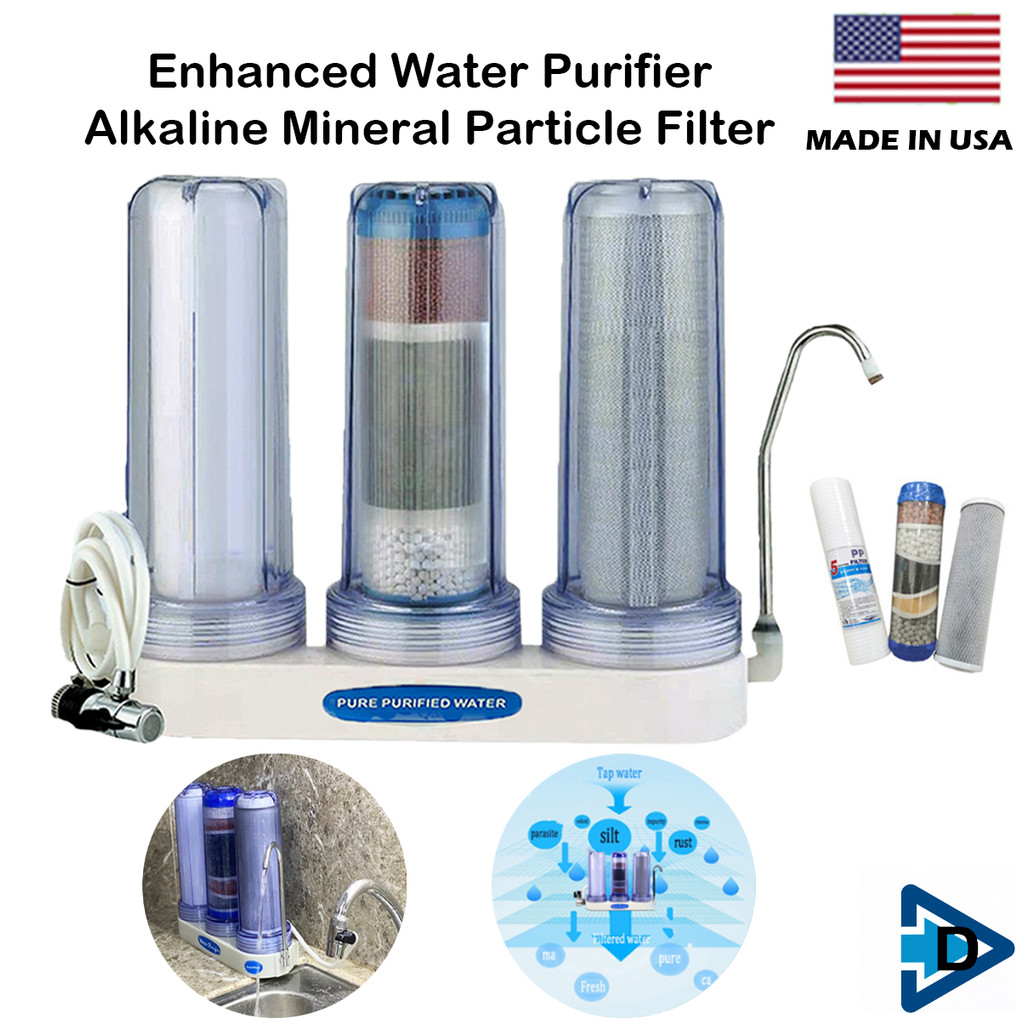 Filter Complete Set Alkaline Water Purifier Leakproof Thicken 7 Stage ...